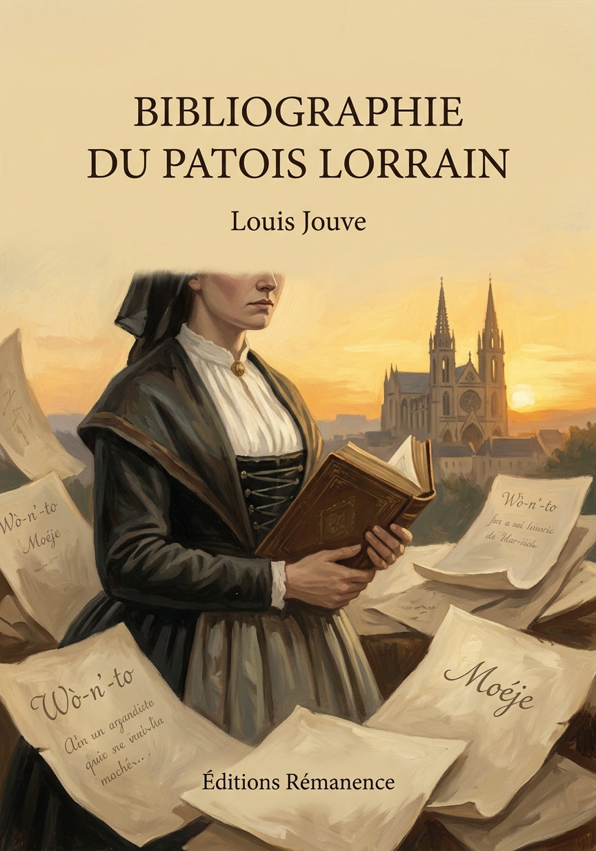 Livre Bibliographie du patois lorrain par Louis Jouve - Couverture - Editions Remanence