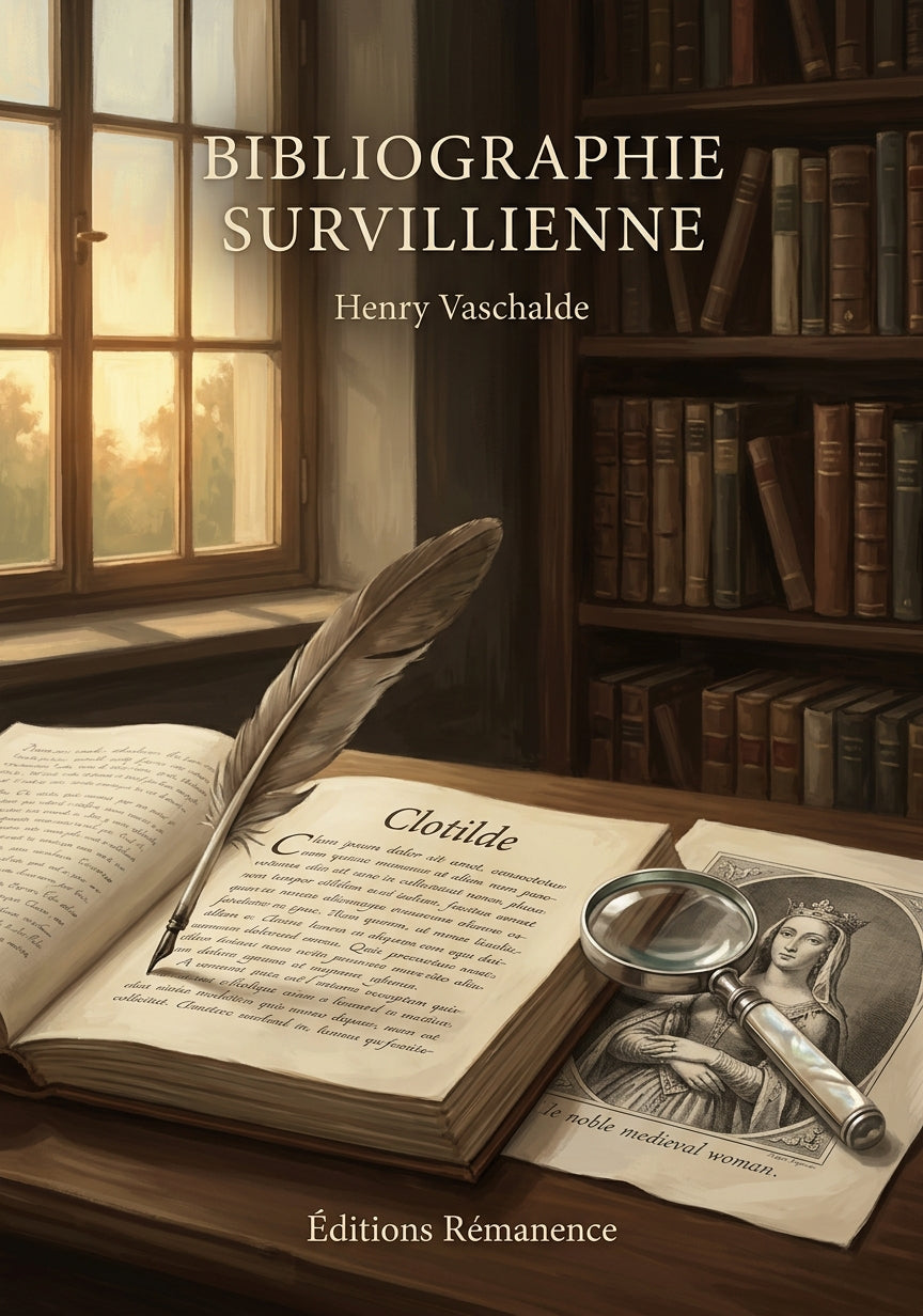 Livre Bibliographie survillienne par Henry Vaschalde - Couverture - Editions Remanence