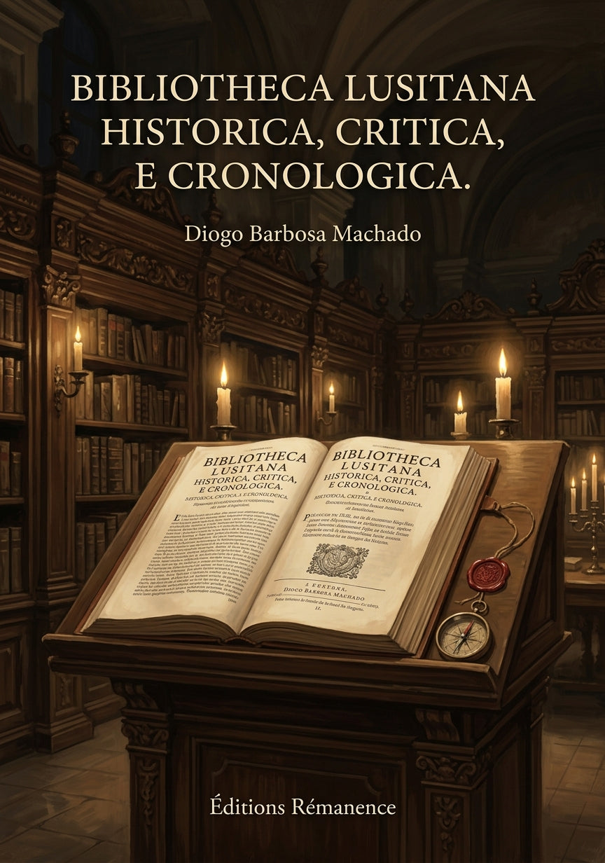 Livre Bibliotheca lusitana historica, critica, e cronologica. par Diogo Barbosa Machado - Couverture - Editions Remanence