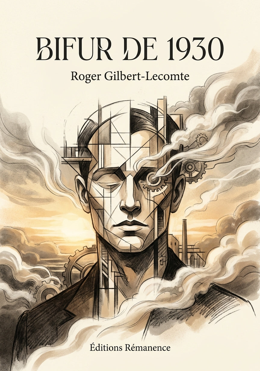 Livre Bifur de 1930 par Roger Gilbert-Lecomte - Couverture - Editions Remanence