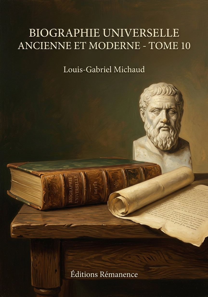 Livre Biographie universelle ancienne et moderne - Tome 10 par Louis-Gabriel Michaud - Couverture - Editions Remanence