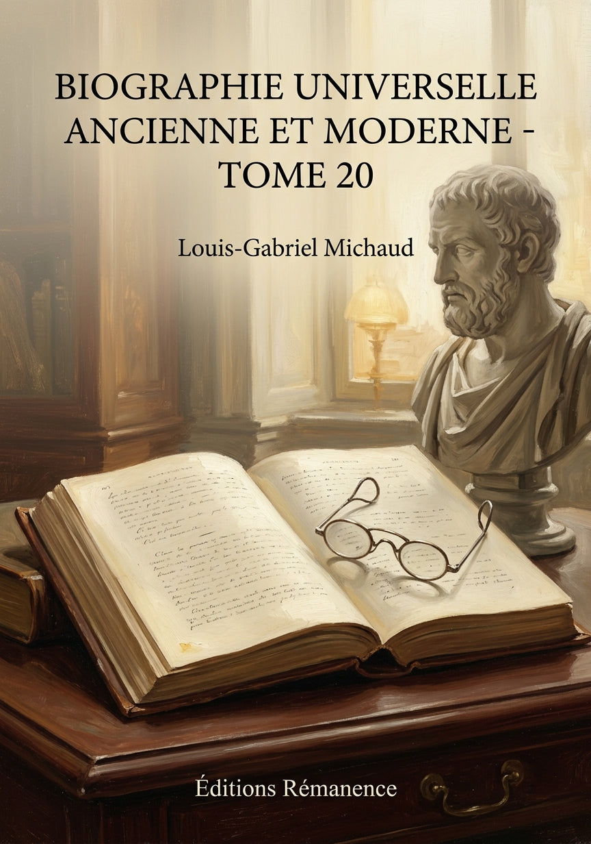 Livre Biographie universelle ancienne et moderne - Tome 20 par Louis-Gabriel Michaud - Couverture - Editions Remanence