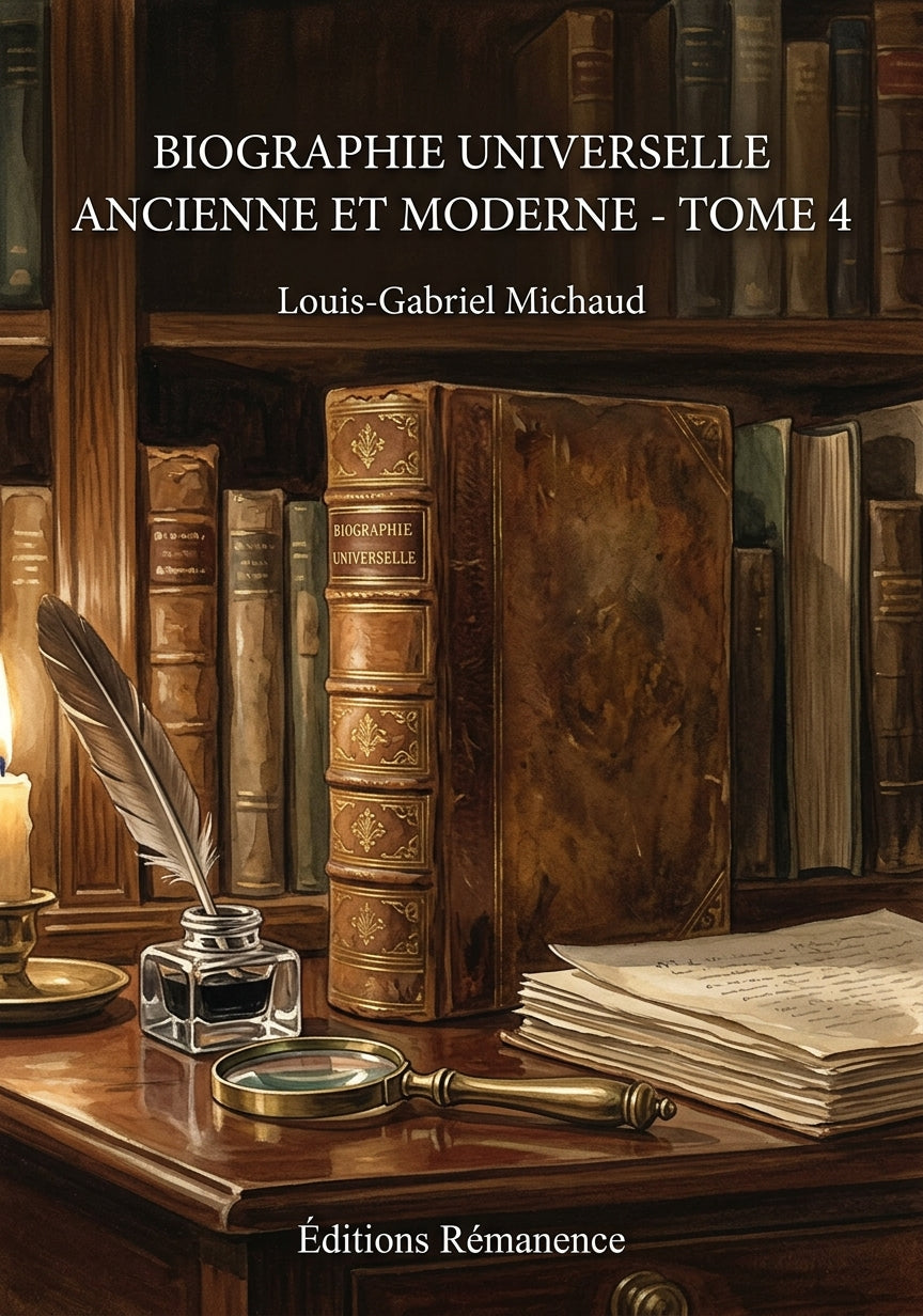 Livre Biographie universelle ancienne et moderne - Tome 4 par Louis-Gabriel Michaud - Couverture - Editions Remanence
