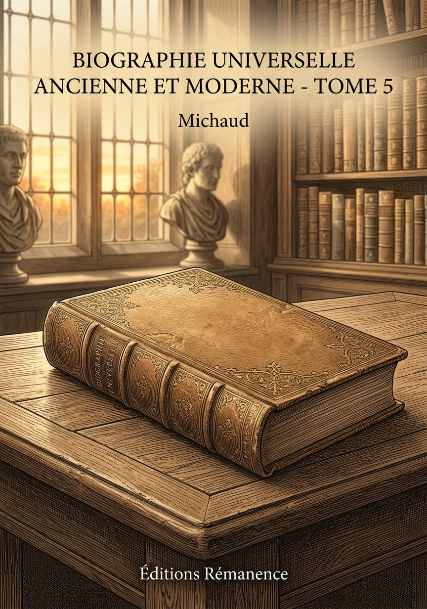 Livre Biographie universelle ancienne et moderne - Tome 5 par Michaud - Couverture - Editions Remanence