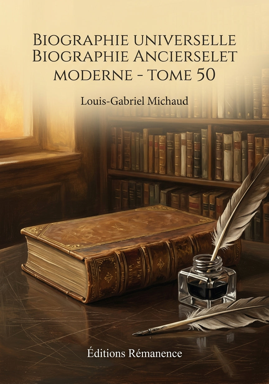 Livre Biographie universelle ancienne et moderne - Tome 50 par Louis-Gabriel Michaud - Couverture - Editions Remanence