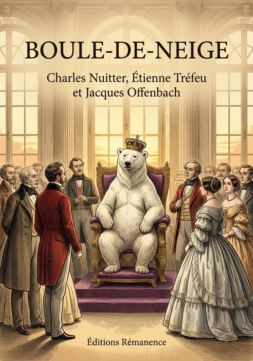 Livre Boule-de-Neige par Charles Nuitter, Étienne Tréfeu et Jacques Offenbach - Couverture - Editions Remanence