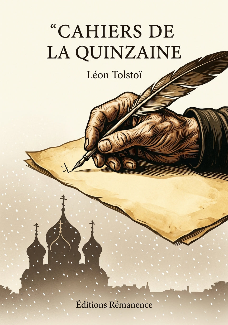 Livre Cahiers de la Quinzaine par Léon Tolstoï - Couverture - Editions Remanence