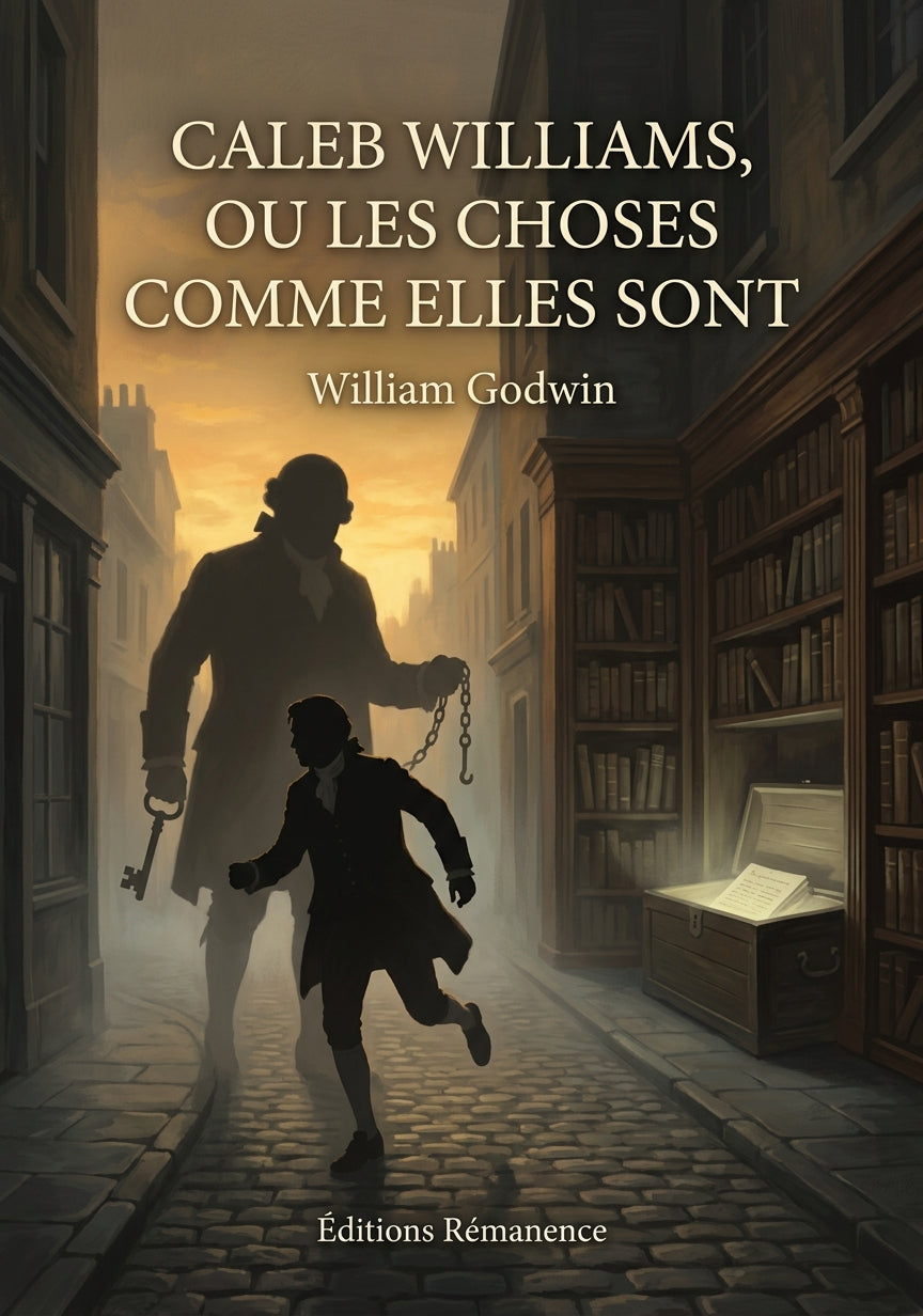 Livre Caleb Williams, ou les choses comme elles sont par William Godwin - Couverture - Editions Remanence