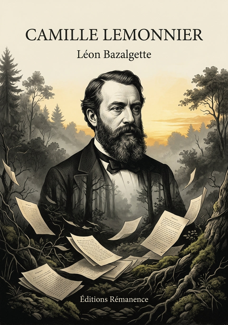 Livre Camille Lemonnier par Léon Bazalgette - Couverture - Editions Remanence