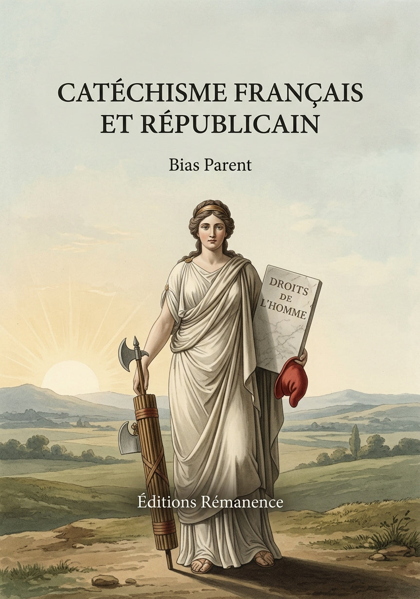 Livre Catéchisme français et républicain par Bias Parent - Couverture - Editions Remanence