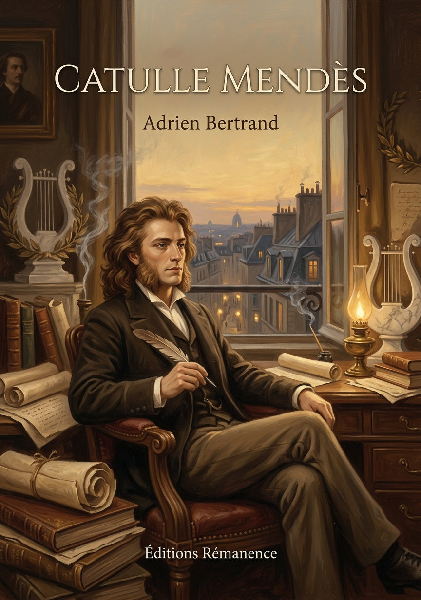 Livre Catulle Mendès par Adrien Bertrand - Couverture - Editions Remanence
