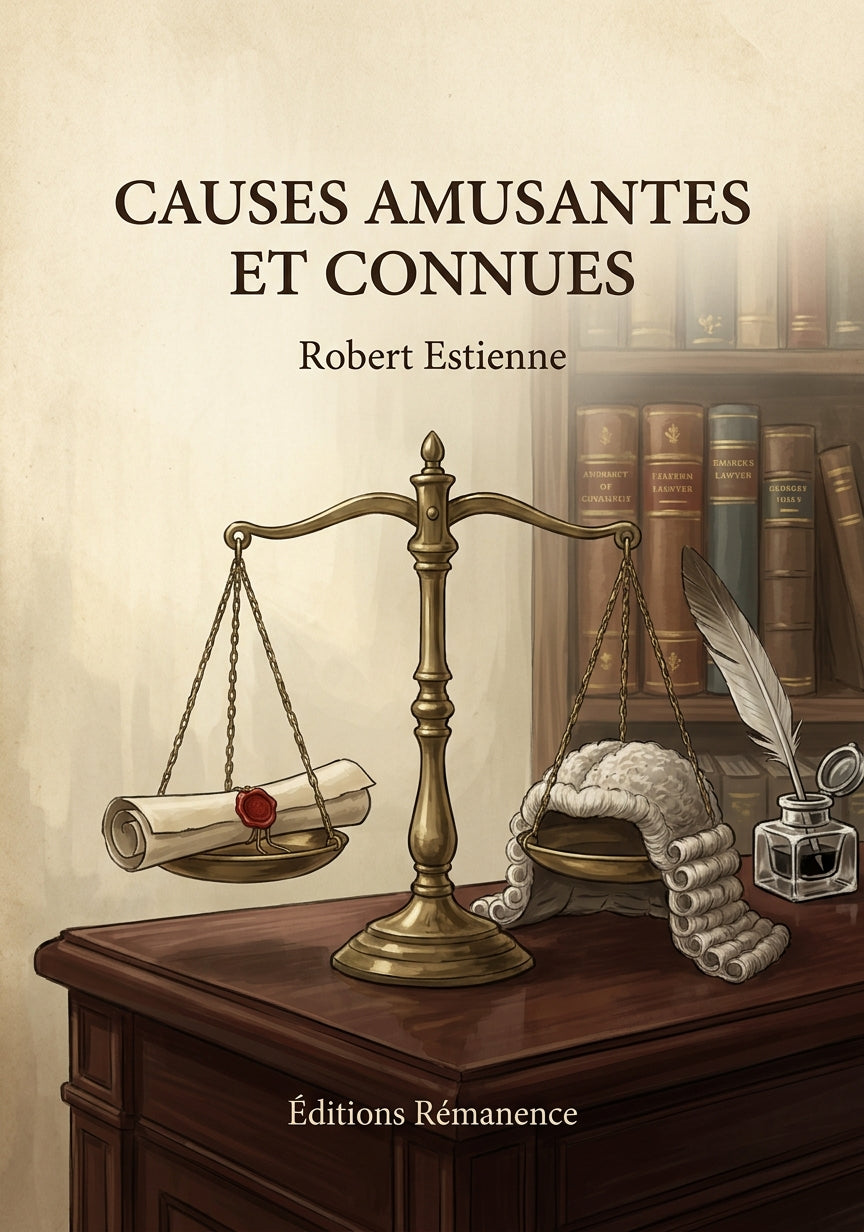 Causes amusantes et connues - Robert Estienne (Couverture)