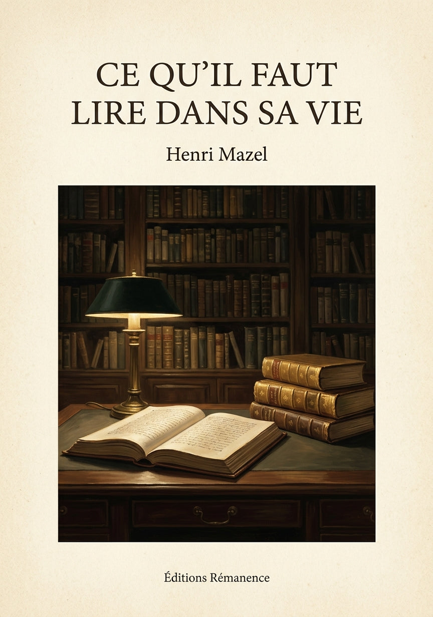 Ce qu'il faut lire dans sa vie - Henri Mazel (Couverture)