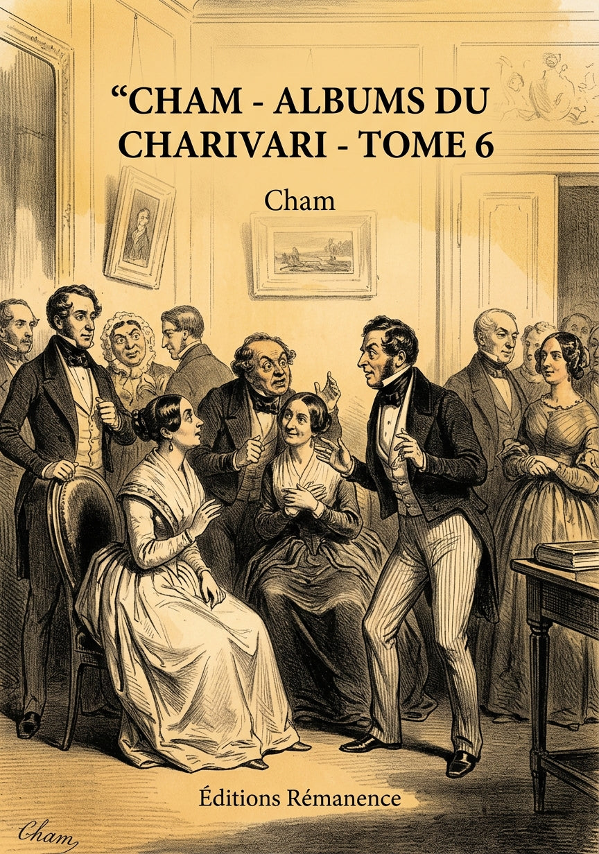 Livre Cham - Albums du Charivari - Tome 6 par Cham - Couverture - Editions Remanence