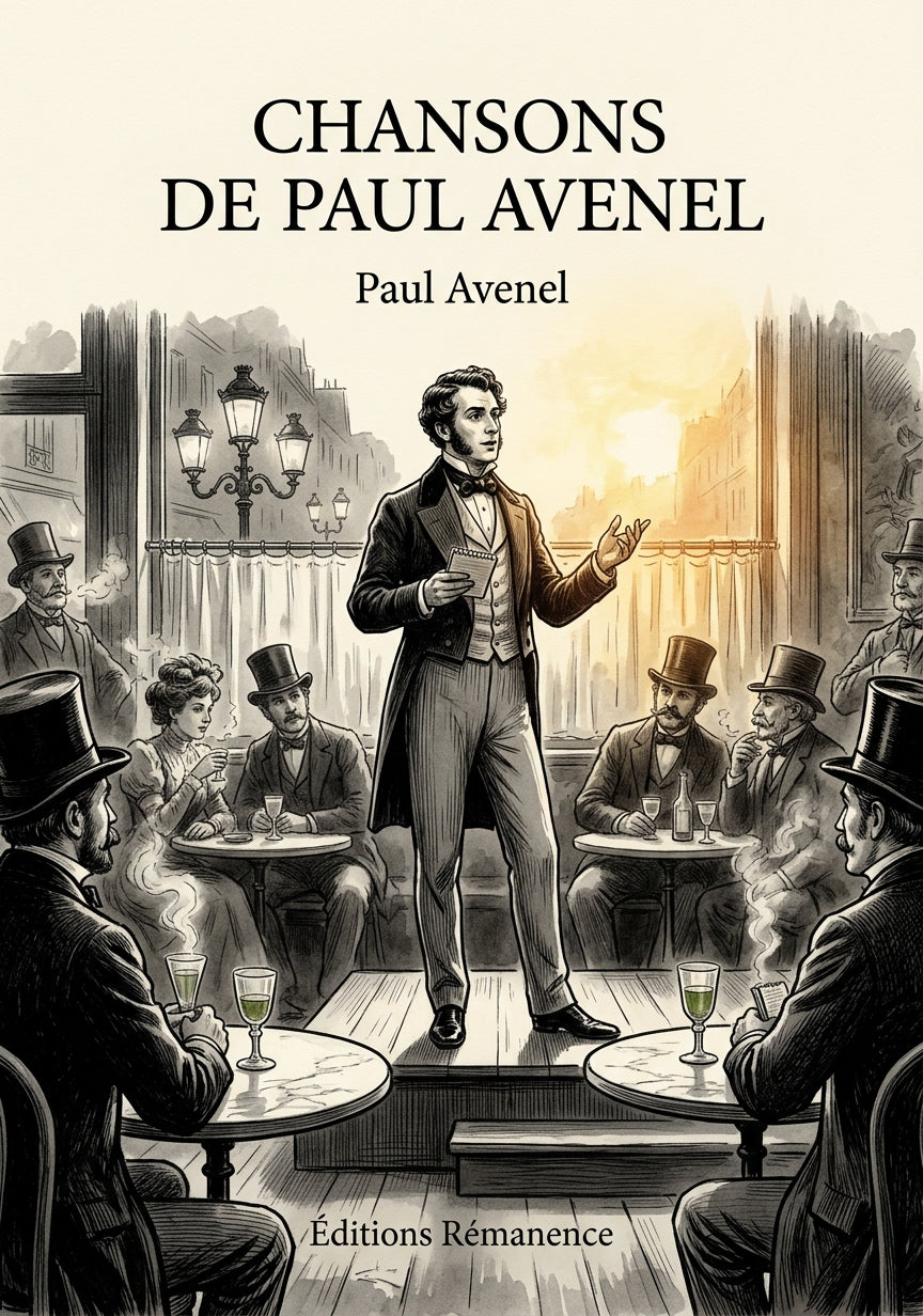 Livre Chansons de Paul Avenel par Paul Avenel - Couverture - Editions Remanence