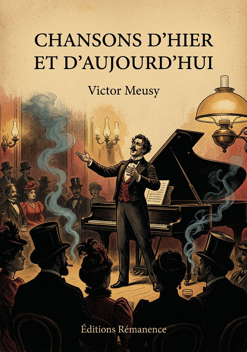 Livre Chansons d’hier et d’aujourd’hui par Victor Meusy - Couverture - Editions Remanence