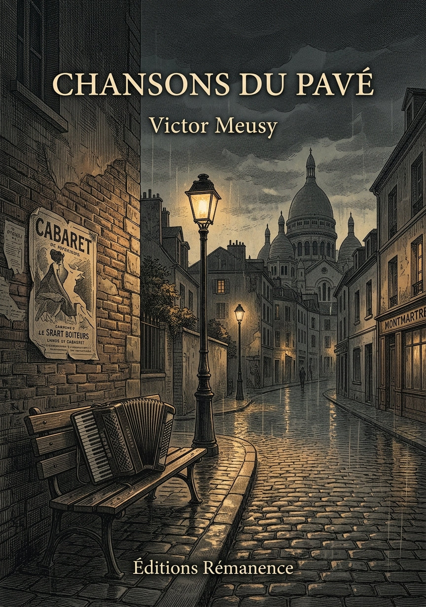 Livre Chansons du Pavé par Victor Meusy - Couverture - Editions Remanence