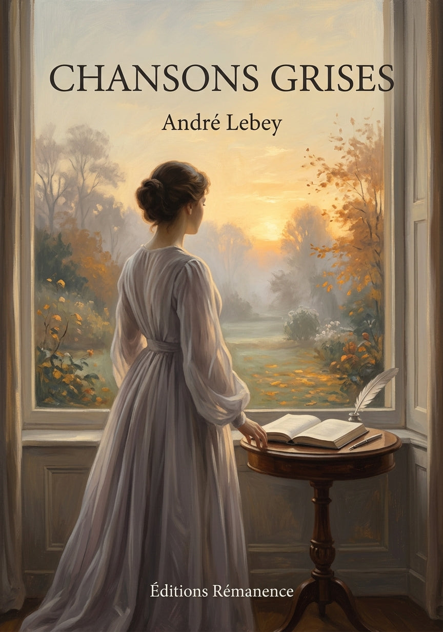 Livre Chansons Grises par André Lebey - Couverture - Editions Remanence