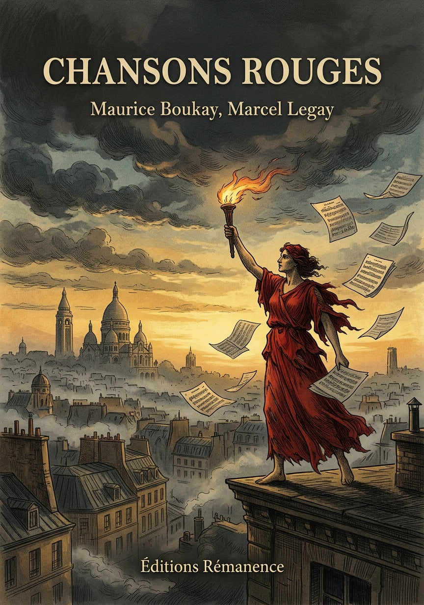 Livre Chansons rouges par Maurice Boukay, Marcel Legay - Couverture - Editions Remanence