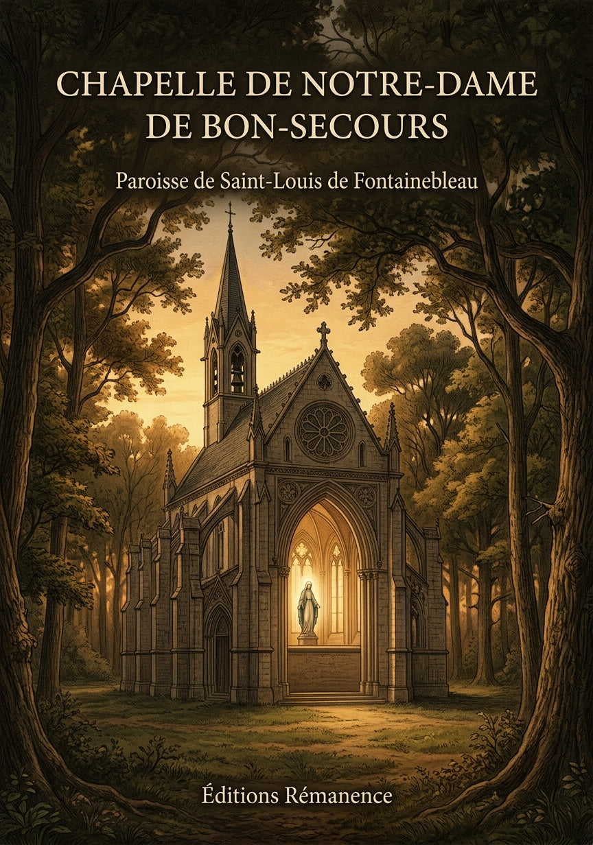Livre Chapelle de Notre-Dame de Bon-Secours par Paroisse de Saint-Louis de Fontainebleau - Couverture - Editions Remanence