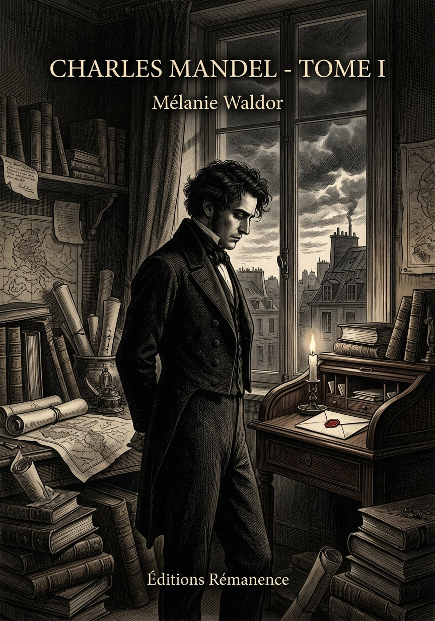 Livre Charles Mandel - Tome I par Mélanie Waldor - Couverture - Editions Remanence