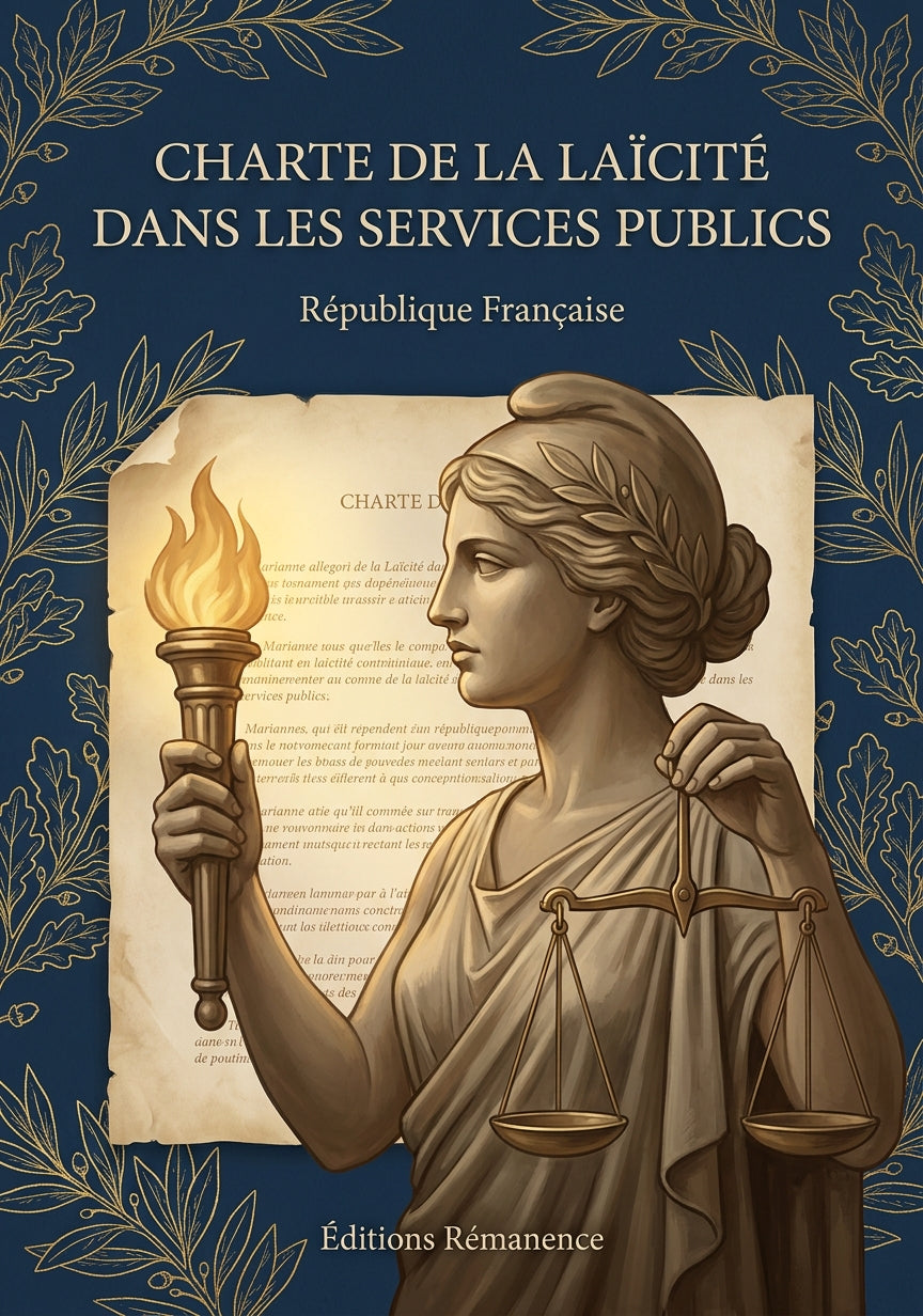 Livre Charte de la laïcité dans les services publics par République Française - Couverture - Editions Remanence