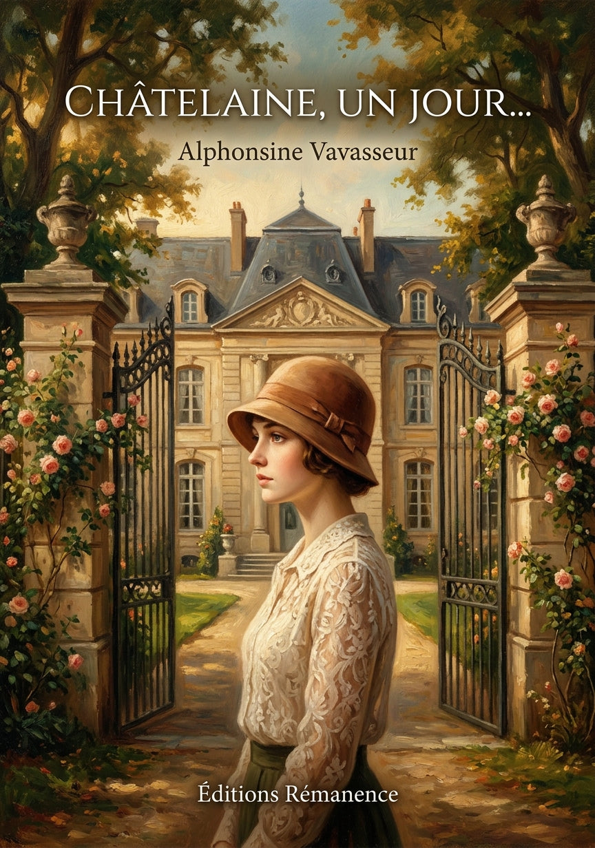 Livre Châtelaine, un jour… par Alphonsine Vavasseur - Couverture - Editions Remanence