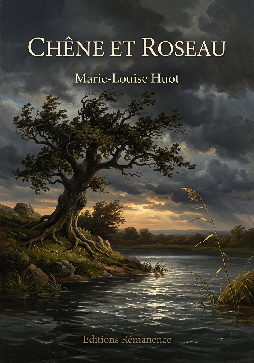 Livre Chêne et Roseau par Marie-Louise Huot - Couverture - Editions Remanence