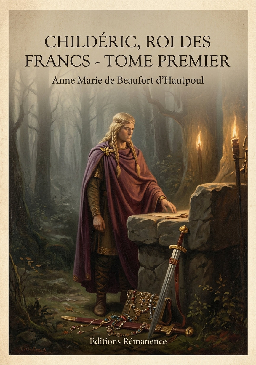Childéric, Roi des Francs - Tome premier - Anne Marie de Beaufort d'Hautpoul (Couverture)