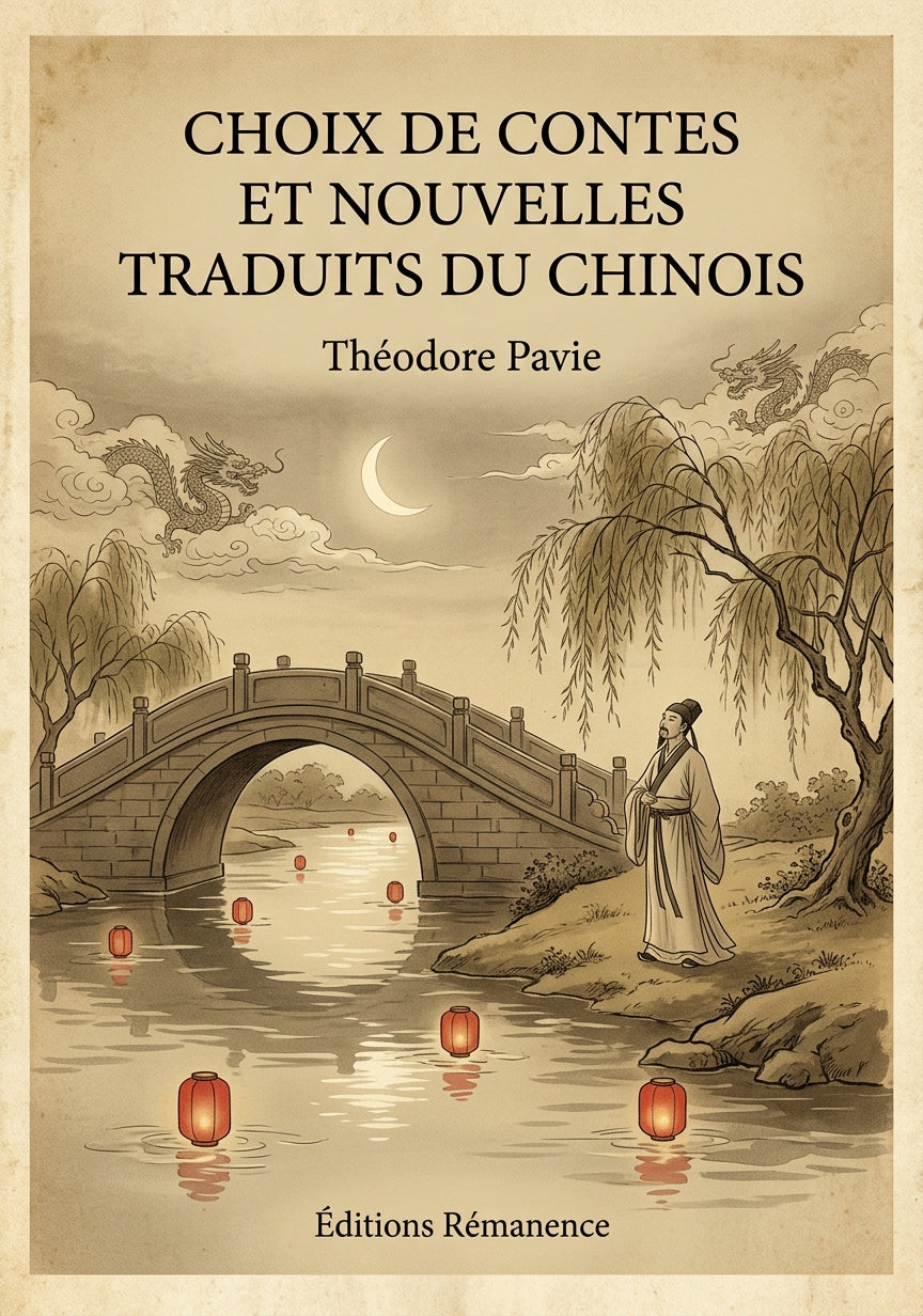 Choix de contes et nouvelles traduits du chinois - Théodore Pavie (Couverture)