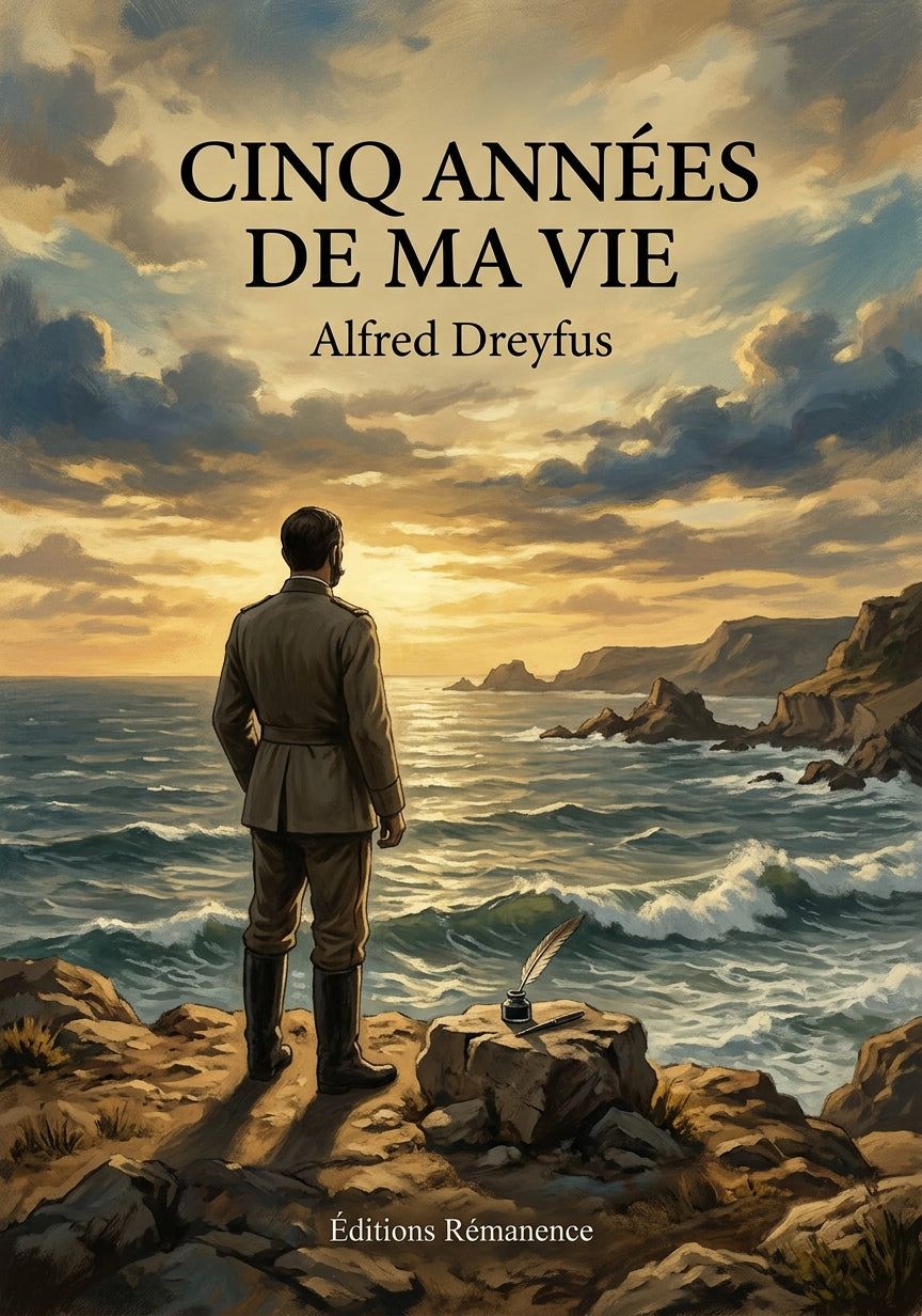 Livre Cinq Années de ma vie par Alfred Dreyfus - Couverture - Editions Remanence