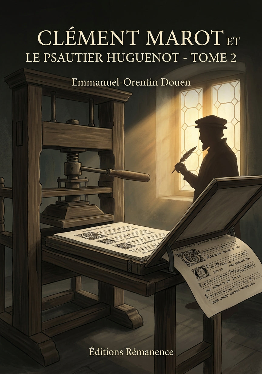 Livre Clément Marot et le Psautier huguenot - Tome 2 par Emmanuel-Orentin Douen - Couverture - Editions Remanence