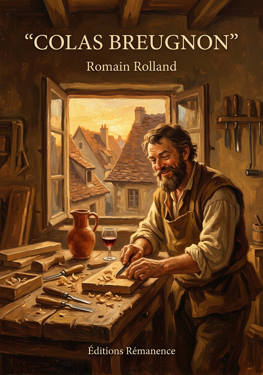 Livre Colas Breugnon par Romain Rolland - Couverture - Editions Remanence