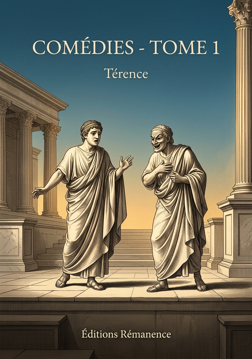 Livre Comédies - Tome 1 par Térence - Couverture - Editions Remanence