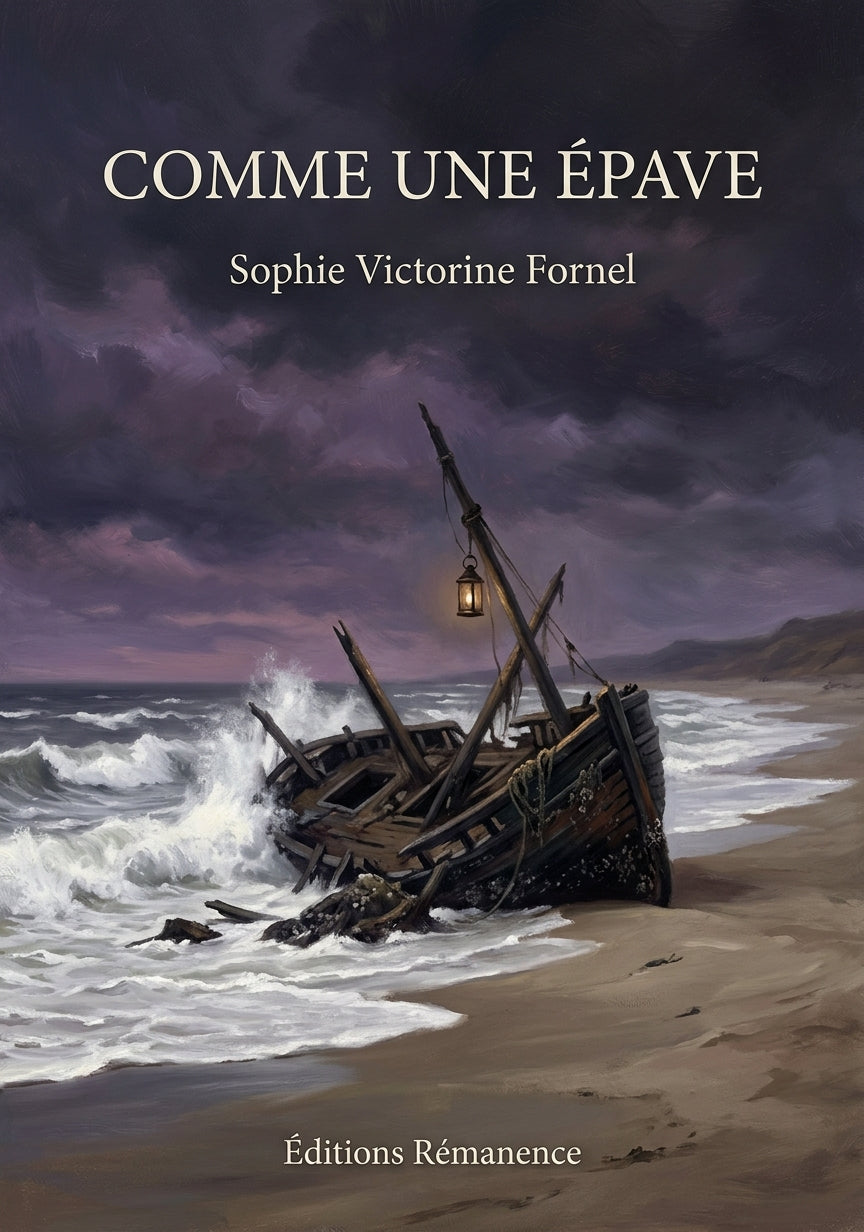 Livre Comme une épave par Sophie Victorine Fornel - Couverture - Editions Remanence