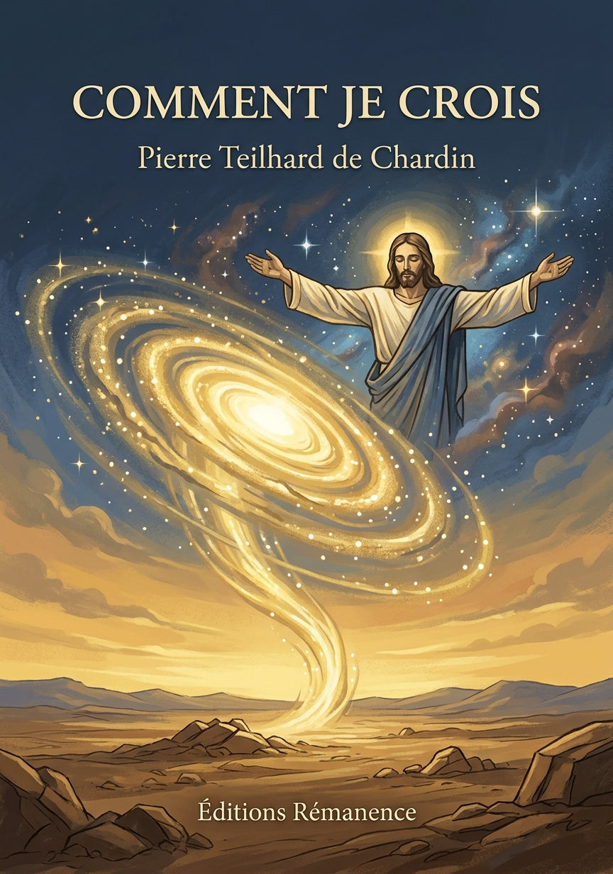 Livre Comment je crois par Pierre Teilhard de Chardin - Couverture - Editions Remanence