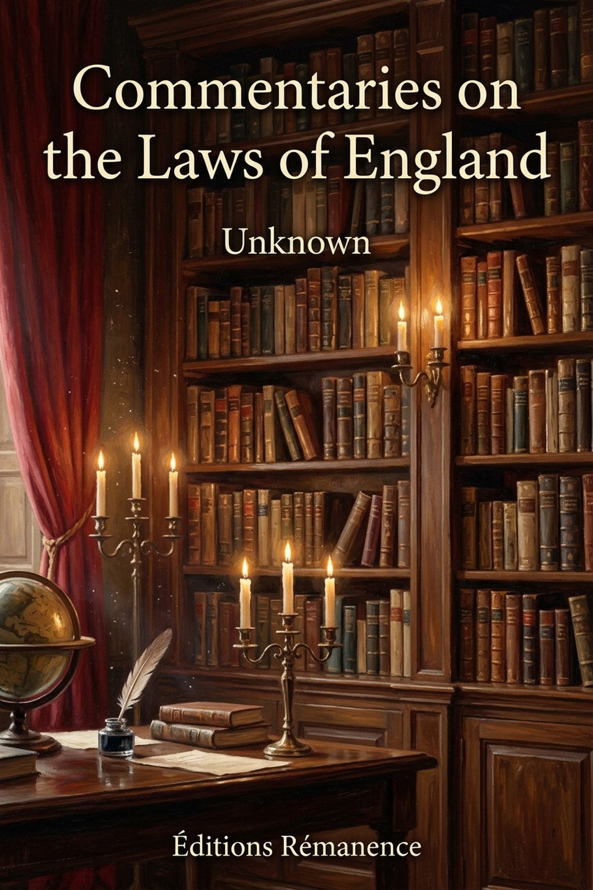 Elite Cover Commentaries on the Laws of England