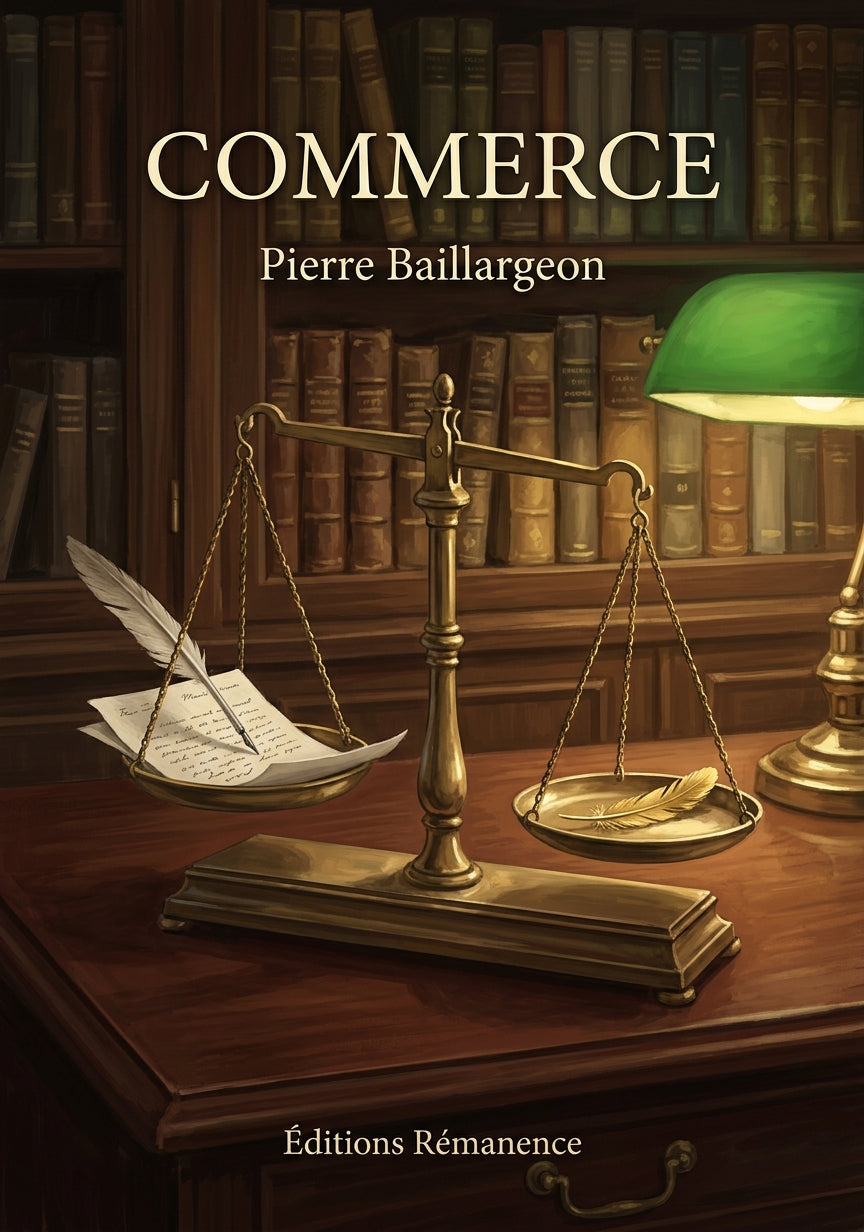 Livre Commerce par Pierre Baillargeon - Couverture - Editions Remanence