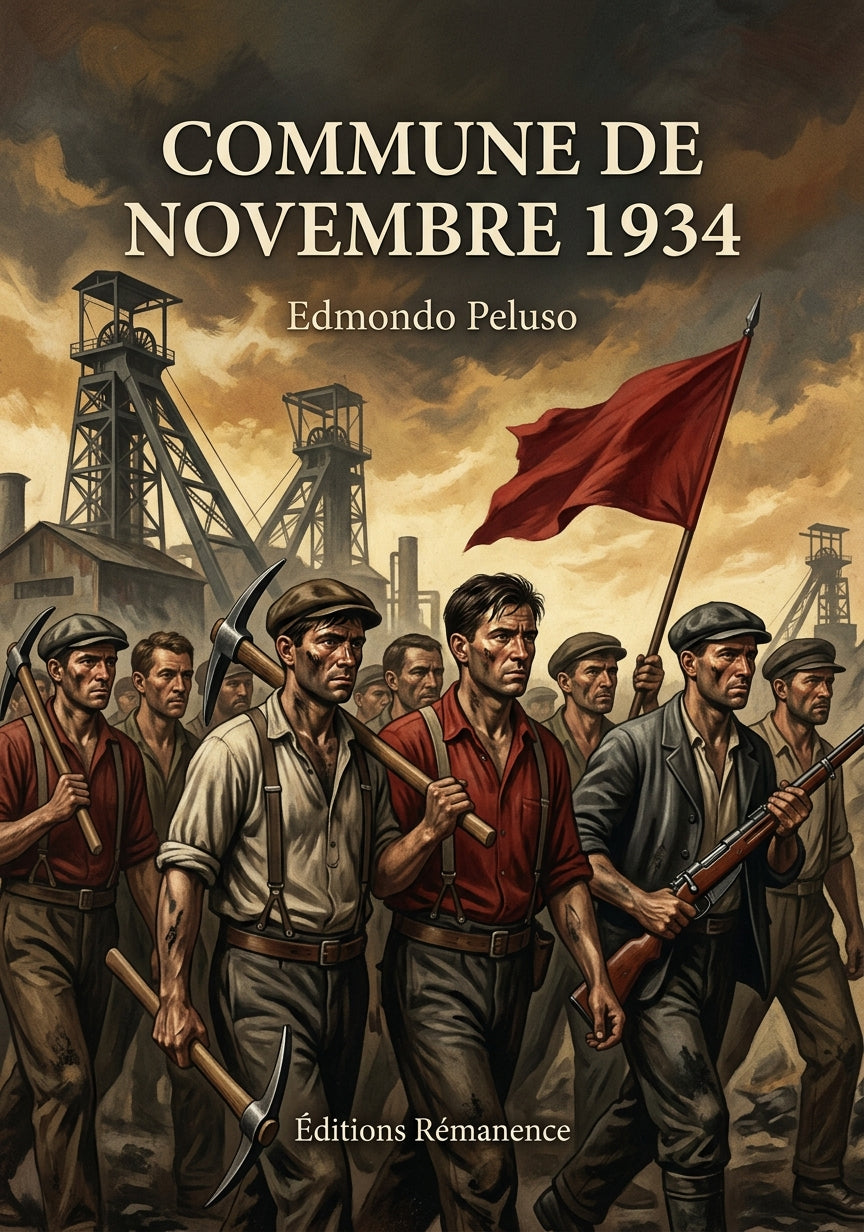 Livre Commune de novembre 1934 par Edmondo Peluso - Couverture - Editions Remanence