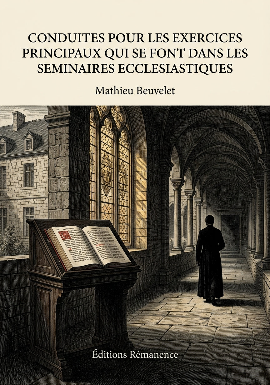 Livre Conduites pour les exercices principaux qui se font dans les seminaires ecclesiastiques par Mathieu Beuvelet - Couverture - Editions Remanence