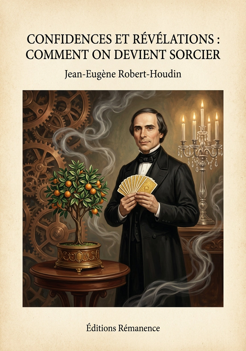 Confidences et Révélations : Comment on devient sorcier - Jean-Eugène Robert-Houdin (Couverture)