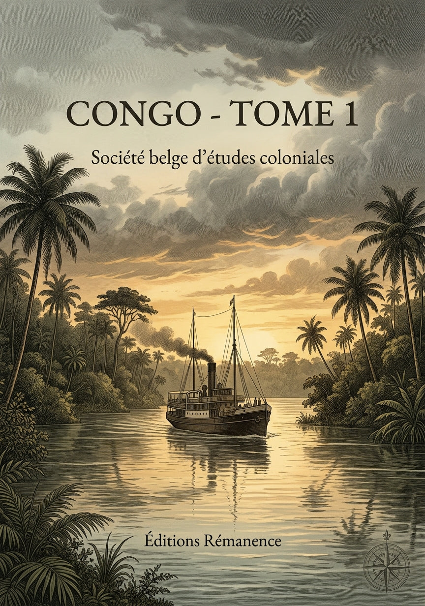 Livre Congo - Tome 1 par Société belge d’études coloniales - Couverture - Editions Remanence