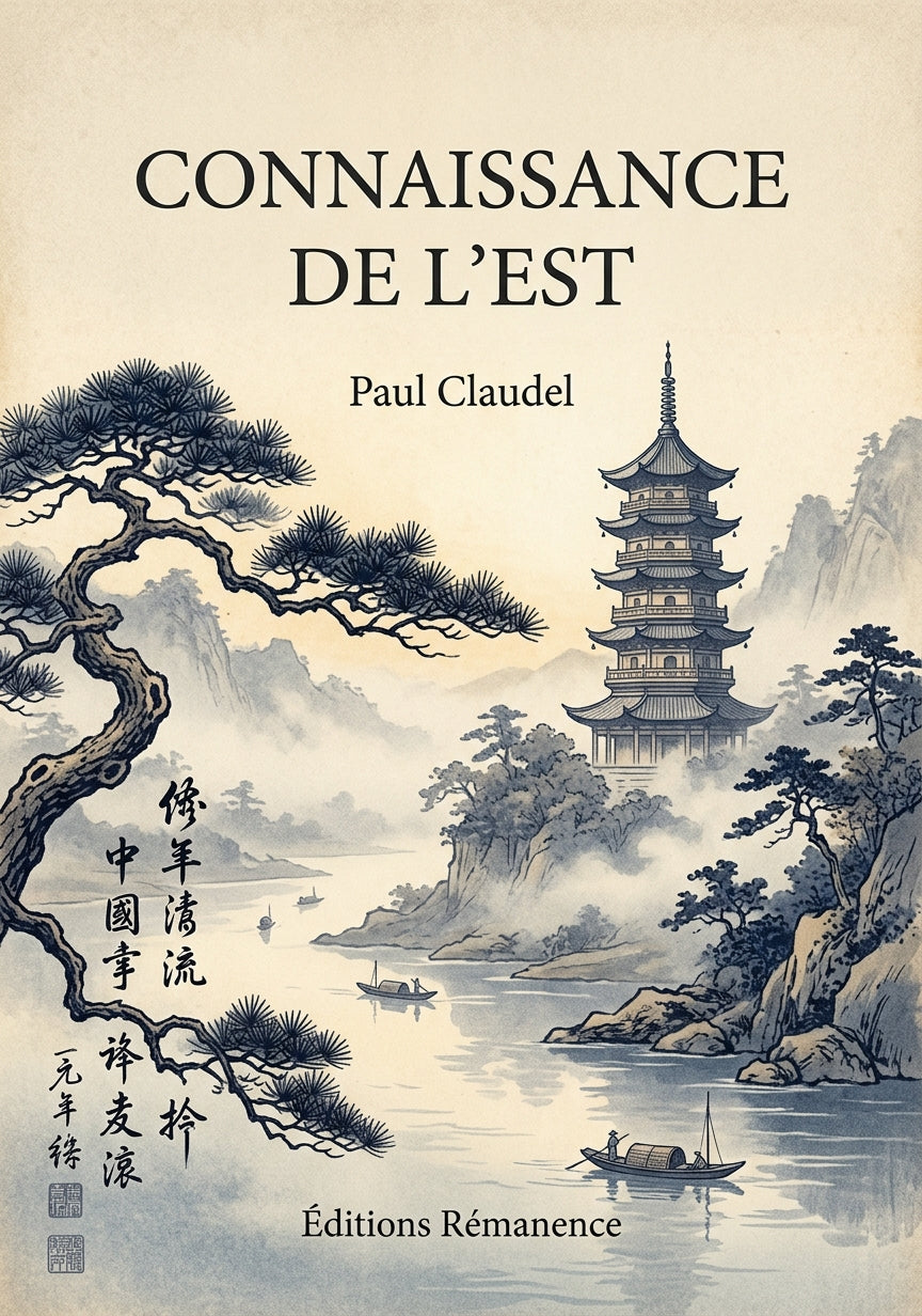 Livre Connaissance de l’Est par Paul Claudel - Couverture - Editions Remanence