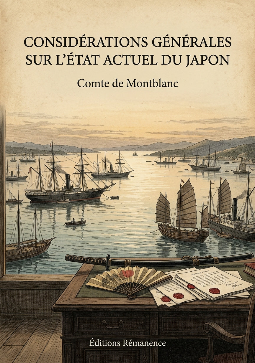 Considérations générales sur l'état actuel du Japon - Comte de Montblanc (Couverture)