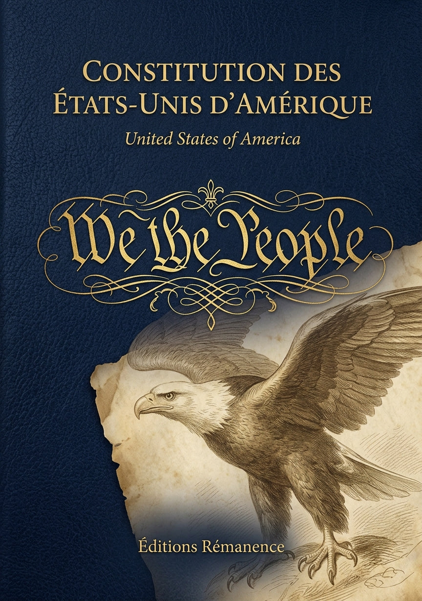 Livre Constitution des États-Unis d’Amérique par United States of America - Couverture - Editions Remanence