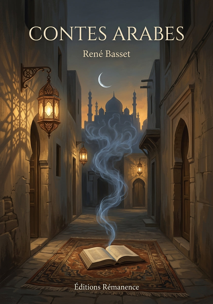 Livre Contes arabes par René Basset - Couverture - Editions Remanence