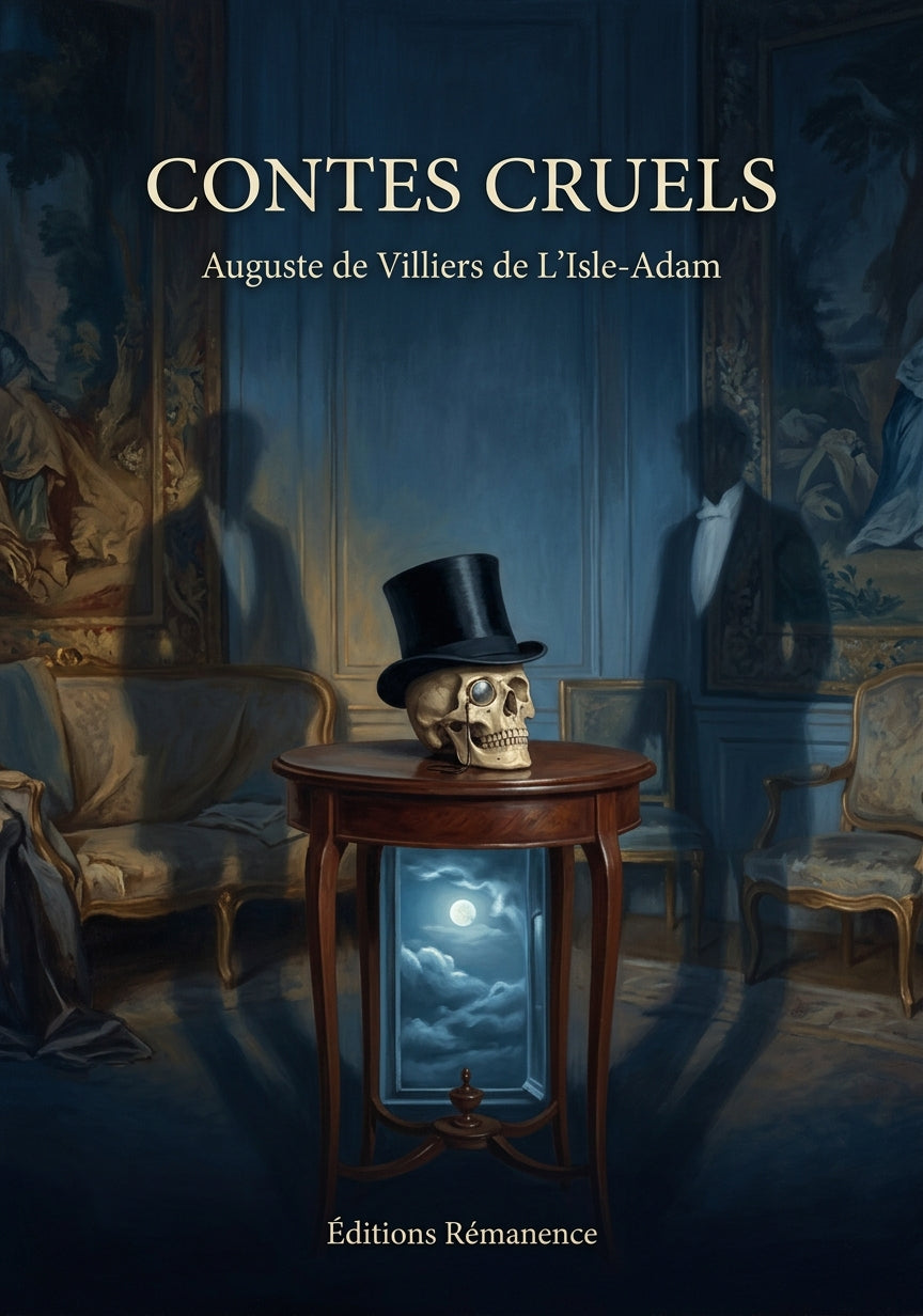 Livre Contes cruels par Auguste de Villiers de L’Isle-Adam - Couverture - Editions Remanence