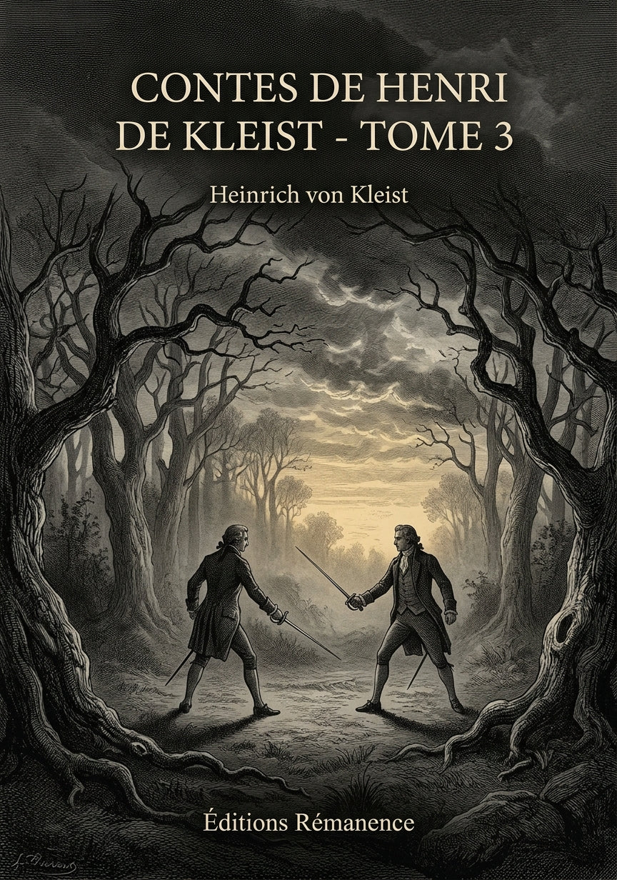 Livre Contes de Henri de Kleist - Tome 3 par Heinrich von Kleist - Couverture - Editions Remanence