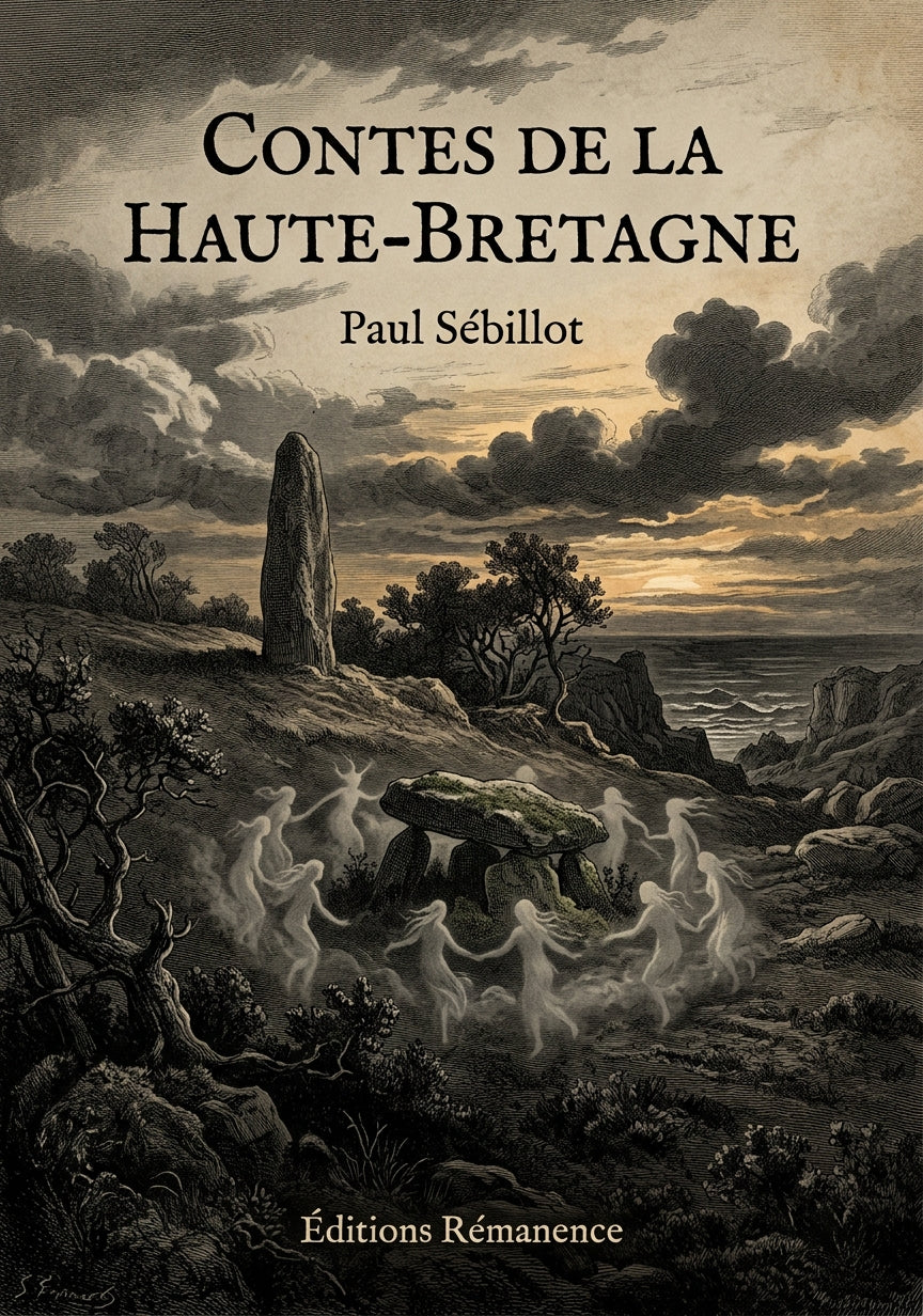 Livre Contes de la Haute-Bretagne par Paul Sébillot - Couverture - Editions Remanence