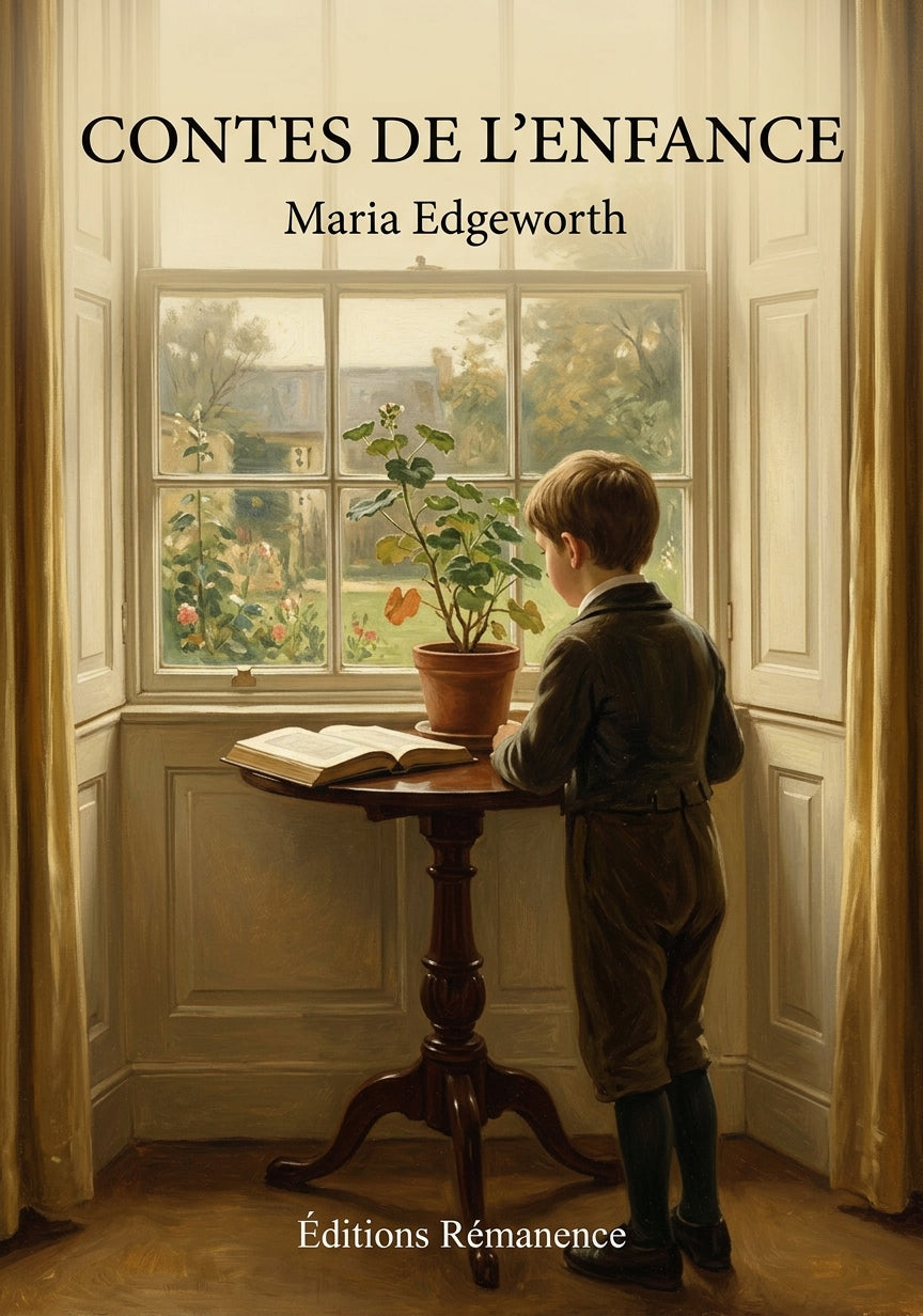 Livre Contes de l’enfance par Maria Edgeworth - Couverture - Editions Remanence